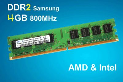 Лот: 10432919. Фото: 1. Оперативная память DDR2 4Gb Samsung... Оперативная память