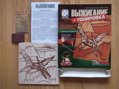 Лот: 7715289. Фото: 1. набор для выжигания и тонировки... Развивающие