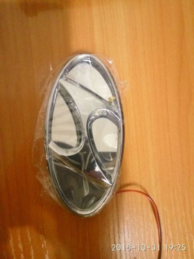 Лот: 12537079. Фото: 1. подсветка 3D логотипа Hyundai. Детали тюнинга