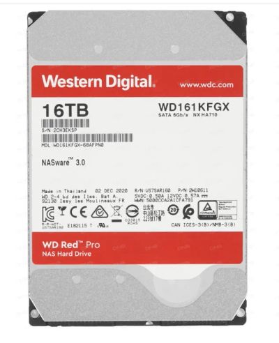 Лот: 19312636. Фото: 1. HDD диск - 16 TB Western Digital... Жёсткие диски (HDD)