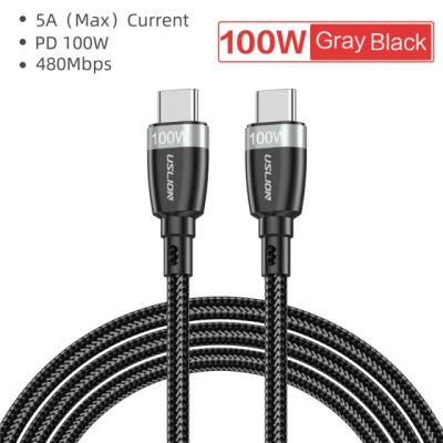 Лот: 20509055. Фото: 1. Uslion USB Type-C PD 100W высококачественный... Дата-кабели, переходники
