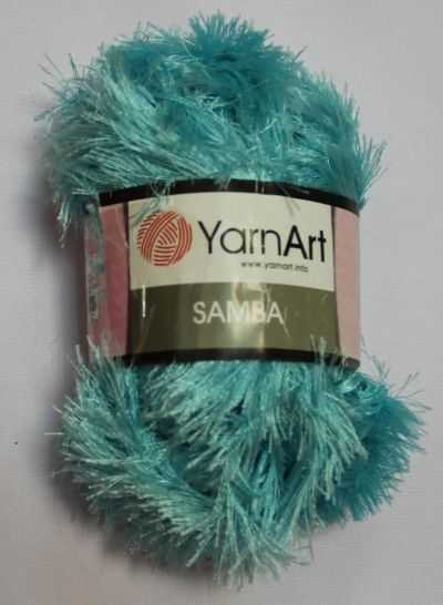 Лот: 11167376. Фото: 1. Пряжа Yarnart Samba травка 100г-150м... Ткани, нитки, пряжа