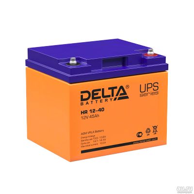 Лот: 15847036. Фото: 1. АGМ аккумулятор Delta HR12-40... Аккумуляторы