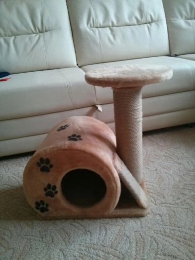Лот: 7502592. Фото: 1. Домик для кота. Домики, переноски, клетки, когтеточки