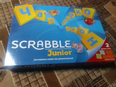 Лот: 24875691. Фото: 1. Игра настольная Games Scrabble... Детские настольные игры