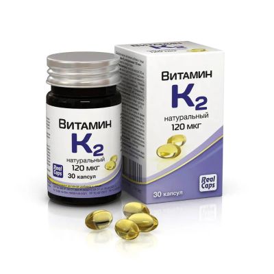 Лот: 24870939. Фото: 1. Реалкапс Витамин К2 натуральный... Лекарства
