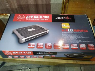 Лот: 16079549. Фото: 1. Усилитель acv gx 4.100. Усилители