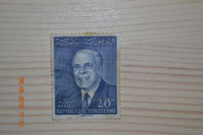 Лот: 5650410. Фото: 1. Марка Туниса 1964г. Хабиб Бургиба. Марки