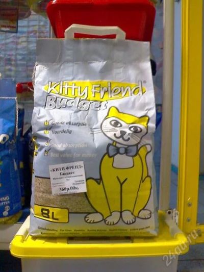 Лот: 102606. Фото: 1. Впитывающий наполнитель «Kitty... Другое (животные и уход)