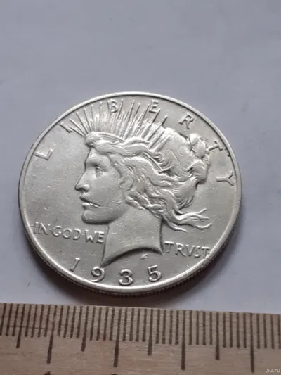 Лот: 24419093. Фото: 1. (№11623) США 1 доллар 1935 год... Америка