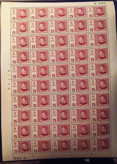 Лот: 19643714. Фото: 1. Гренландия 1978 Королева Маргрете... Марки