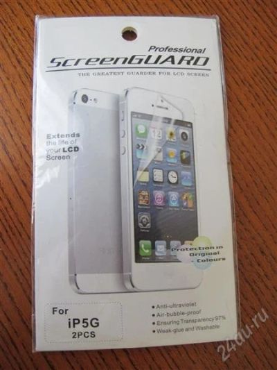 Лот: 2881353. Фото: 1. Защитная пленка для IPhone 5G... Защитные стёкла, защитные плёнки