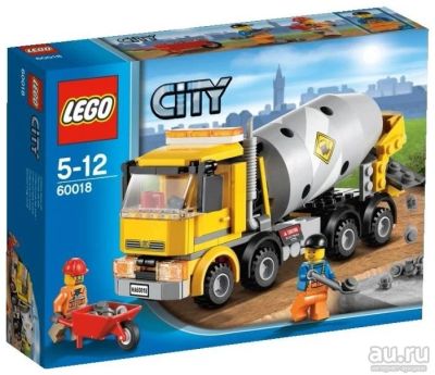 Лот: 8298250. Фото: 1. LEGO City 60018 Бетономешалка. Конструкторы