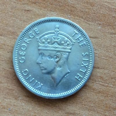 Лот: 9791988. Фото: 1. Малайя 10 центов 1950 год. Георг... Азия