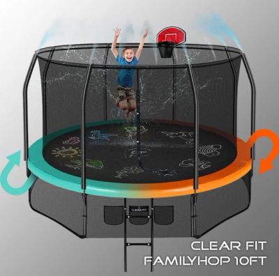 Лот: 17384248. Фото: 1. Батут Clear Fit FamilyHop 10Ft. Детские спортивные комплексы, батуты