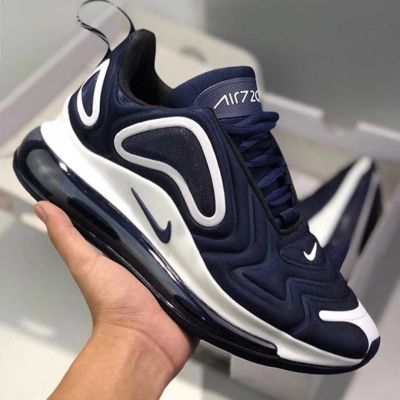 Лот: 12368388. Фото: 1. Кроссовки Nike 720 blue-white. Кеды, кроссовки, слипоны