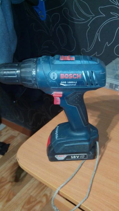 Лот: 7027642. Фото: 1. Шуруповерт Bosch GSR 1800-Li. Электроинструмент
