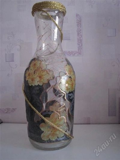 Лот: 2091904. Фото: 1. Ваза. Ручная работа. Контейнеры, банки