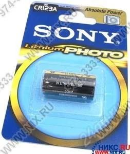 Лот: 1096550. Фото: 1. SONY Lithium Photo CR123A (DL123A... Батарейки, аккумуляторы, элементы питания