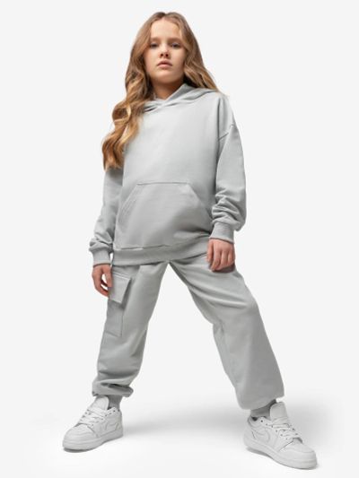 Лот: 22468172. Фото: 1. Костюм спортивный bodo, Серый. Спортивные костюмы