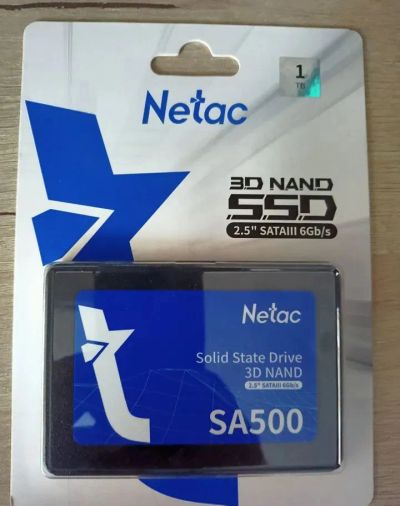 Лот: 20982408. Фото: 1. Ssd Netac sa500 1tb на гарантии. SSD-накопители