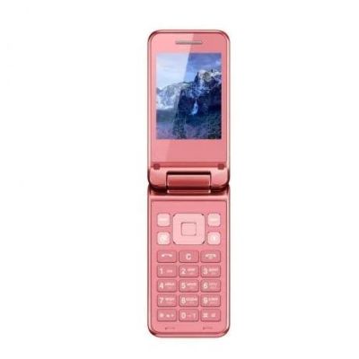 Лот: 10429857. Фото: 1. Сотовый телефон Vertex S106 Pink. Кнопочные мобильные телефоны