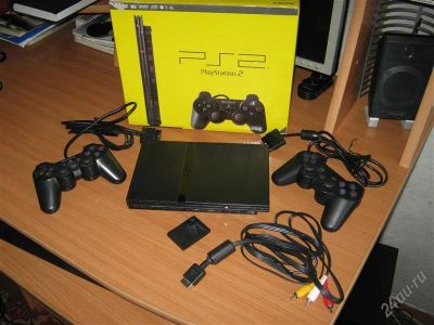 Лот: 814492. Фото: 1. SONY PLAYSTATION 2 (MODBO CHIP... Игровые приставки, консоли