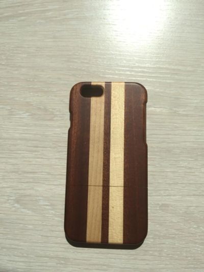 Лот: 7844061. Фото: 1. Деревянный чехол для iPhone 6... Чехлы, бамперы