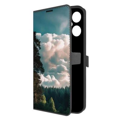 Лот: 25379997. Фото: 1. Чехол Krutoff Eco Book "Облачно... Чехлы, бамперы
