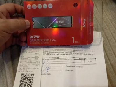 Лот: 20942438. Фото: 1. 1000gb M.2 накопитель XPG Gammix... SSD-накопители