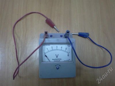 Лот: 537182. Фото: 1. Вольтметр учебный до 6v. Контрольно-измерительное оборудование