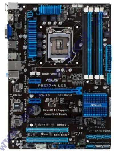 Лот: 3835348. Фото: 1. Материнская плата asus p8z77-v... Материнские платы