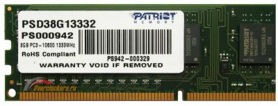 Лот: 20213813. Фото: 1. Оперативная память DDR3 Patriot... Оперативная память