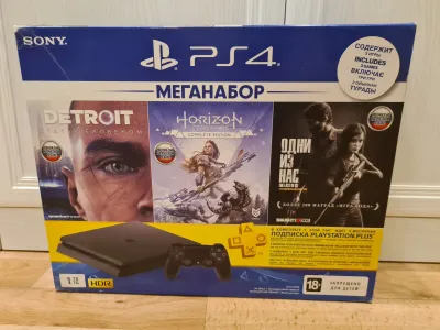 Лот: 20067906. Фото: 1. Sony PlayStation 4 Slim / PS4... Консоли