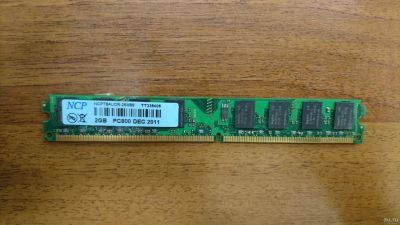 Лот: 15394608. Фото: 1. DDR2 800MHz 2Gb DDRII ncpt8audr-25m88. Оперативная память