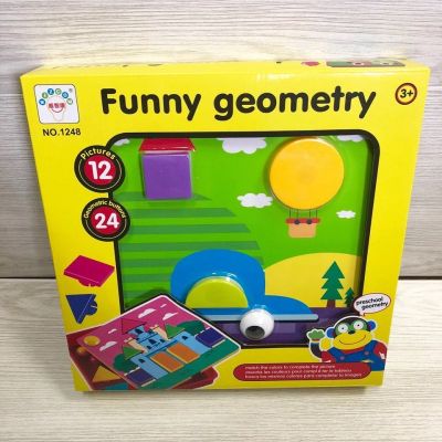 Лот: 11578136. Фото: 1. Развивающая игрушка Веселая геометрия. Развивающие