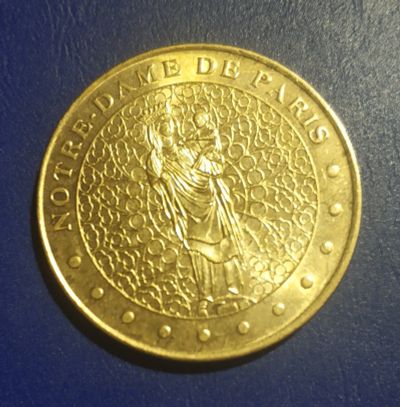Лот: 24968242. Фото: 1. Франция жетон 2002 г. Нотр Дам. Памятные медали