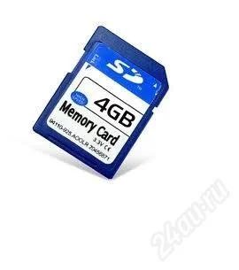 Лот: 2542534. Фото: 1. Карта Памяти SDXC 4Gb Memory Card. Карты памяти
