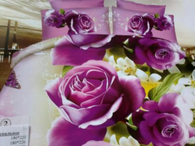 Лот: 7565039. Фото: 1. Постельное белье 3D 2-ух спальное... Постельное бельё