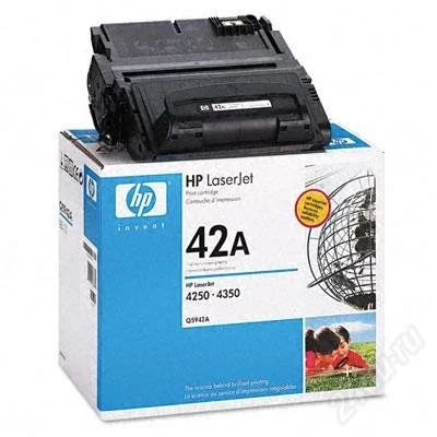 Лот: 1059472. Фото: 1. Картридж HP Q5942A (42A) оригинал. Картриджи, расходные материалы