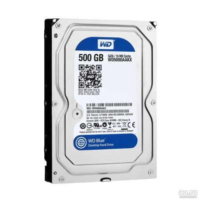 Лот: 7016285. Фото: 1. Жесткий диск WD Caviar Blue WD5000AAKX... Жёсткие диски (HDD)