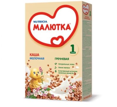 Лот: 5416343. Фото: 1. Каши Малютка 1 ступень с 4 месяцев... Детское питание