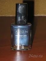Лот: 107759. Фото: 1. Лак Avon серебристо-голубой. Унисекс парфюмерия
