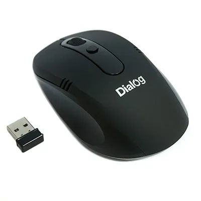 Лот: 24948864. Фото: 1. Мышь беспроводная Dialog MROP-03U... Клавиатуры и мыши