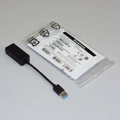 Лот: 19500035. Фото: 1. Адаптер Lenovo ThinkPad USB 3... Шлейфы, кабели, переходники