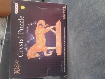 Лот: 4545887. Фото: 1. 3 D пазлы(лошадка) новые. Пазлы