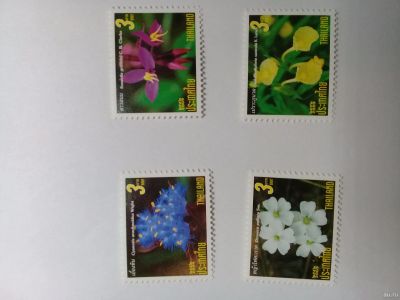 Лот: 18283900. Фото: 1. Флора на марках "Цветы". Таиланд... Марки