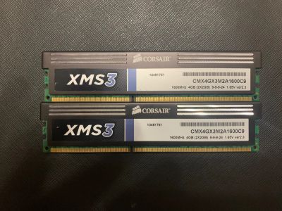 Лот: 25032448. Фото: 1. Оперативная память Corsair 4gb... Оперативная память