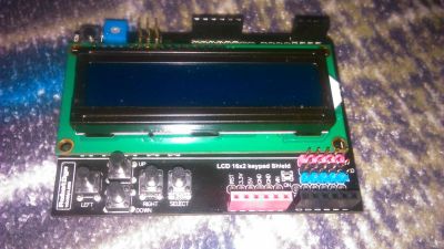 Лот: 7668566. Фото: 1. LCD(16x2)-Shield модуль для arduino... Микроконтроллеры