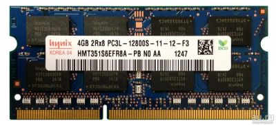 Лот: 9227020. Фото: 1. Hynix 4GB DDR3 DDR3L Memory SO-DIMM... Оперативная память
